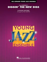 Diggin' the New Digs Jazz Ensemble sheet music cover Thumbnail